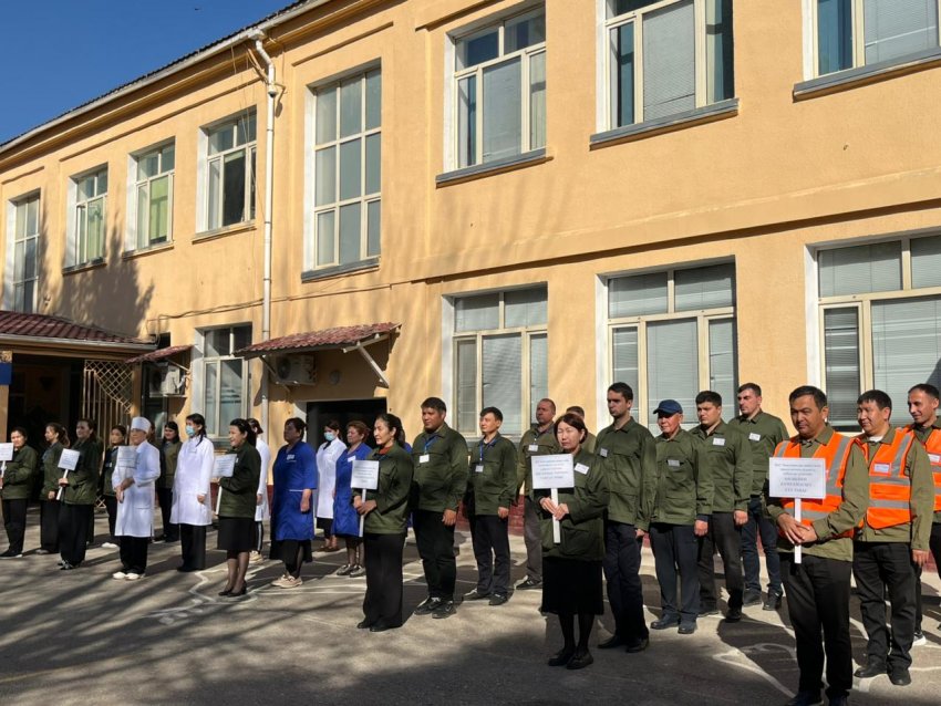 2025 жылдың 30 қазан күні мектебімізде Шымкент қаласының Төтенше жағдайлар департаментінің 2025 жылғы 22 қыркүйектегі №21-03-15-07-И хатына және Шымке